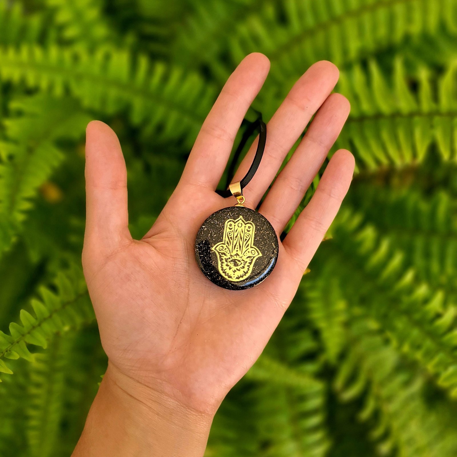 Collar Orgonita Hamsa - Imagen 3