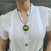 collar orgonita flor de loto om meditación