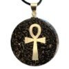 collar orgonita ankh egipcio 38mm