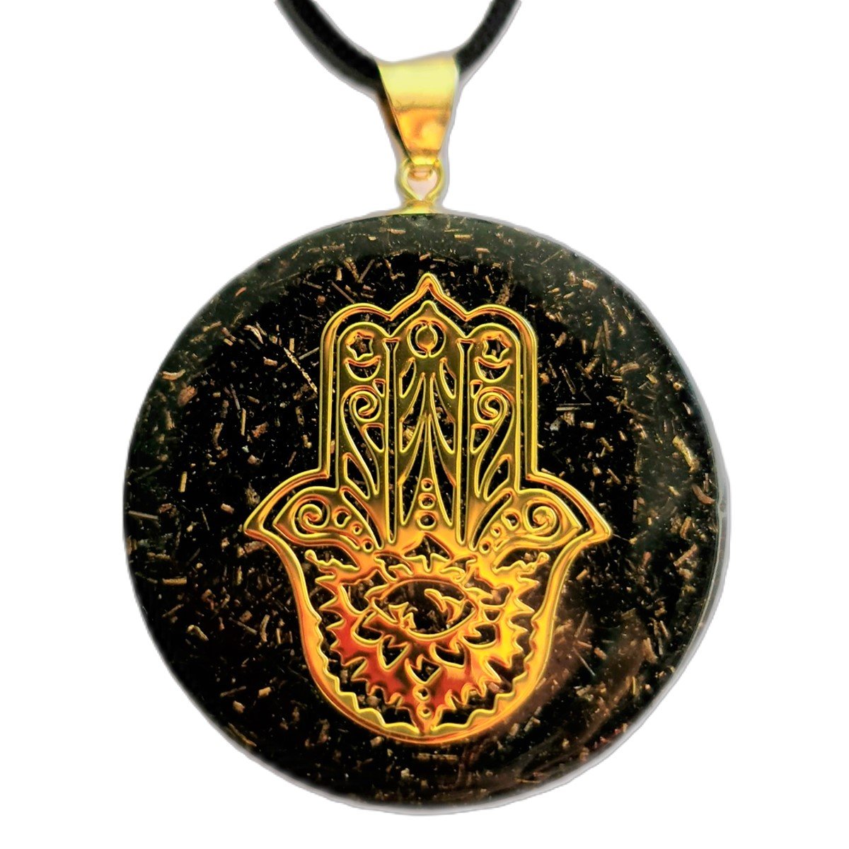 Collar Orgonita Hamsa