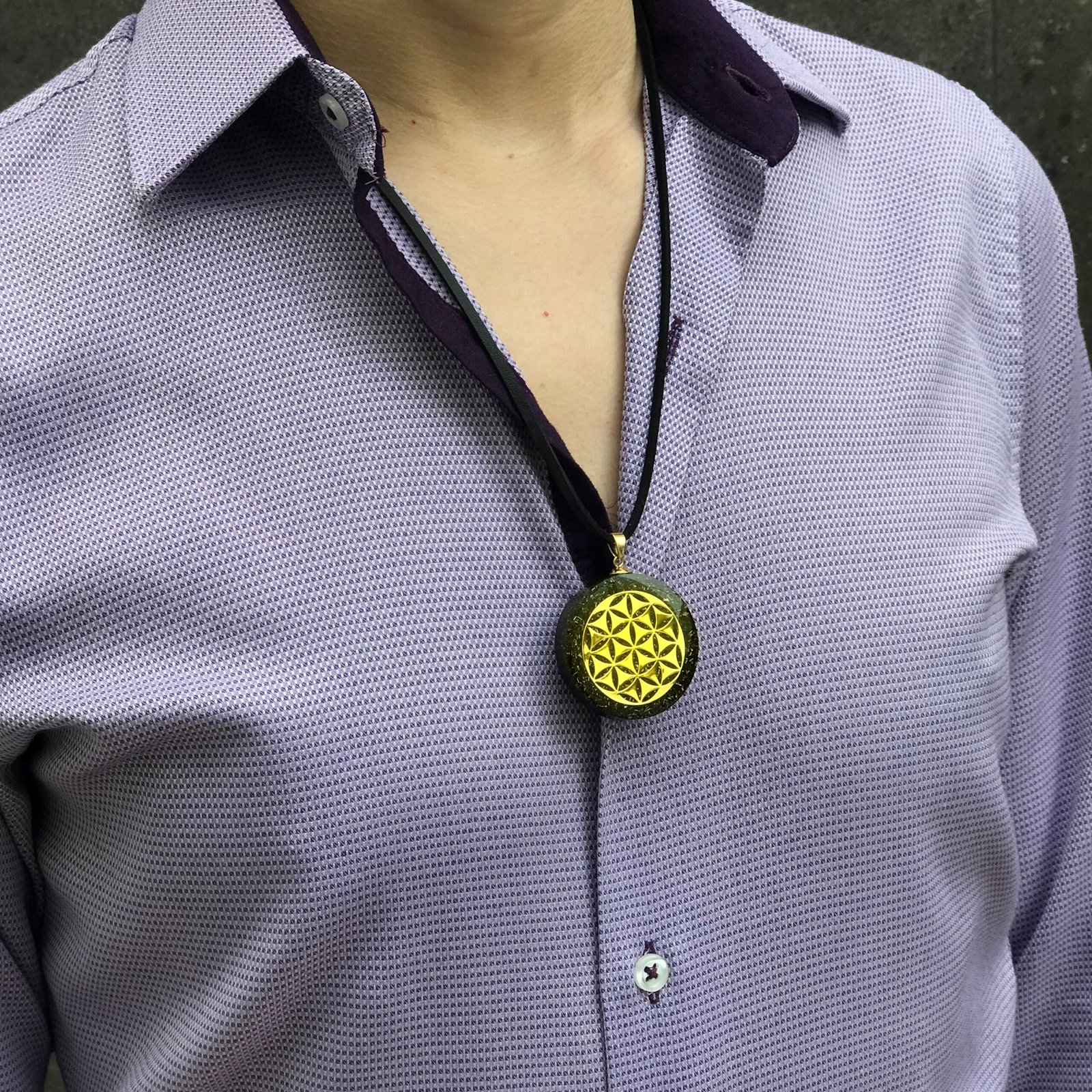 Collar Orgonita Flor de la Vida A - Imagen 4