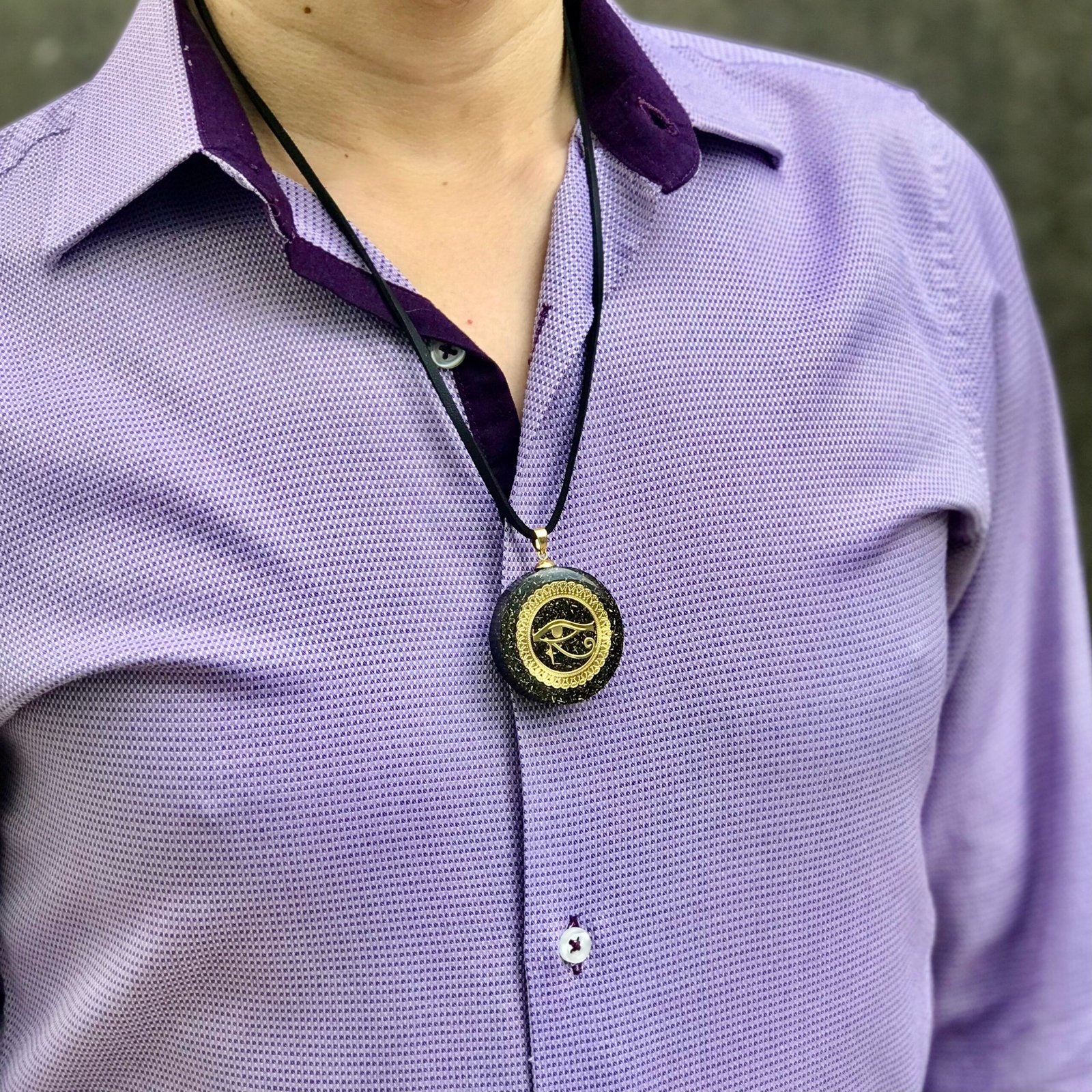 Collar Orgonita Ojo de Horus - Imagen 5