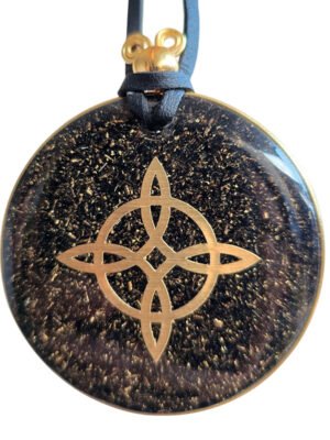Medallón Orgonita Nudo de Bruja Celta