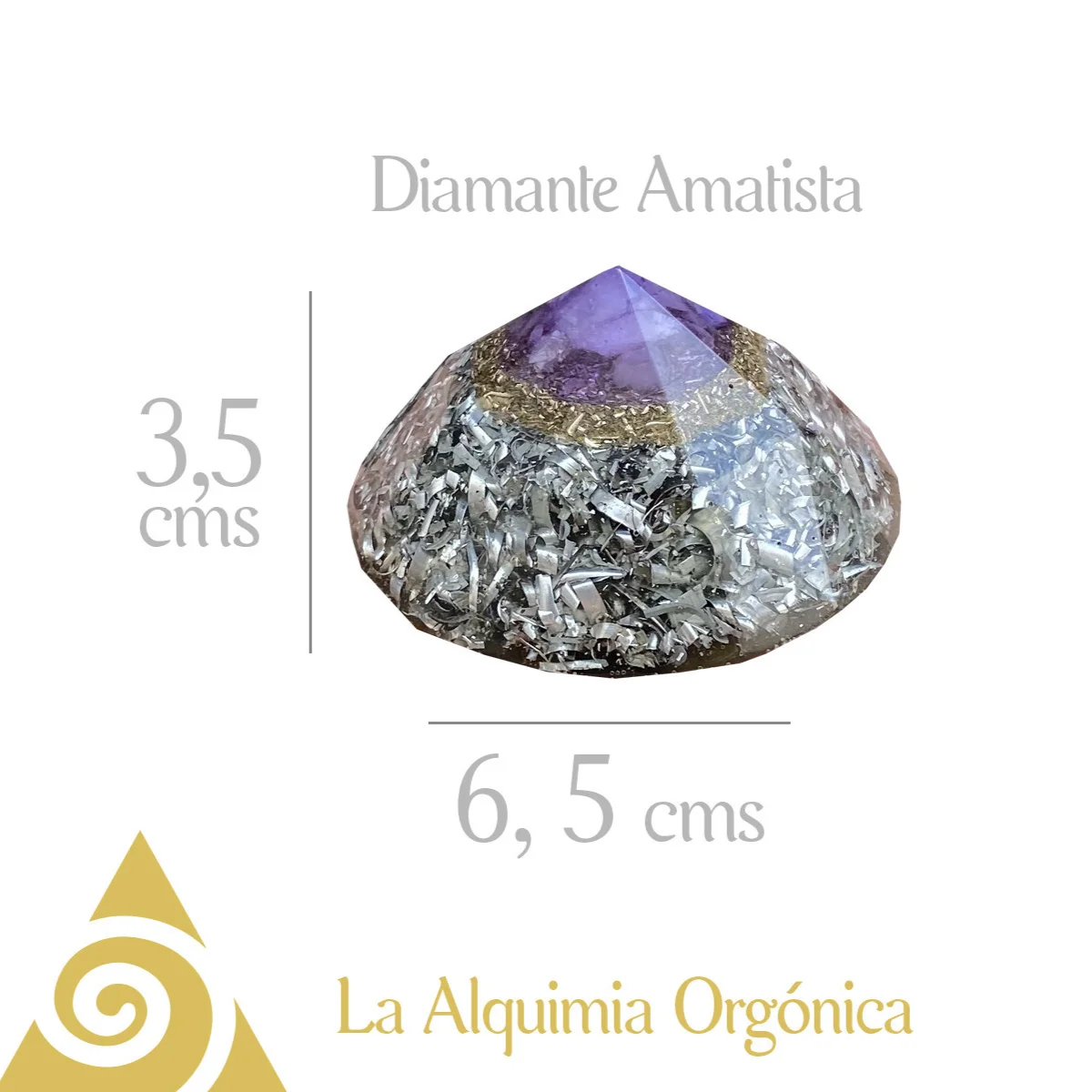 diamante amatista orgonita espacio trabajo negocios