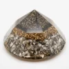 orgonita diamante n punta negra blindaje 65mm