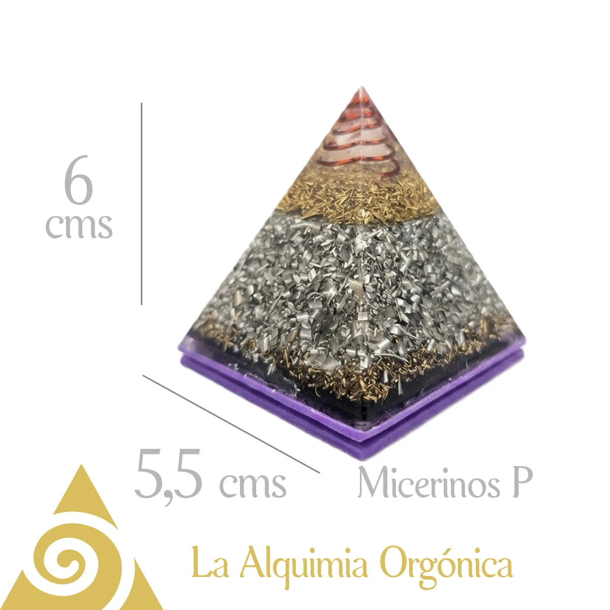piramide orgonita micerinos p amor sanación espacios
