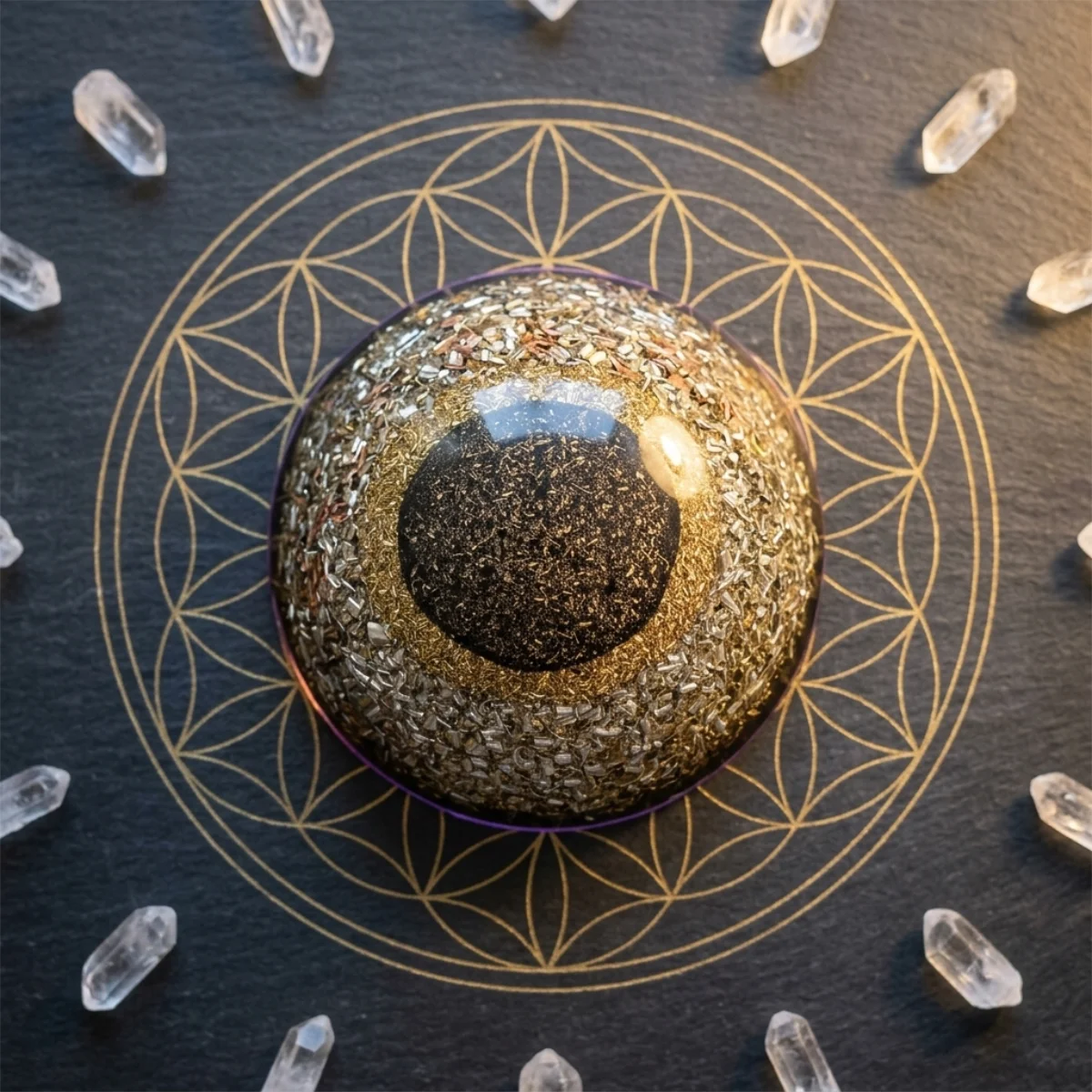 circum s orgonita chakras protección emf escritorio