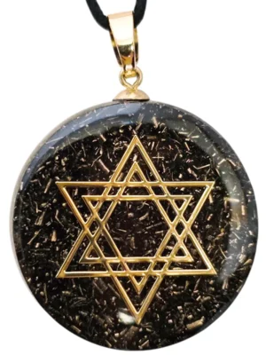 Collar Orgonita Estrella de David