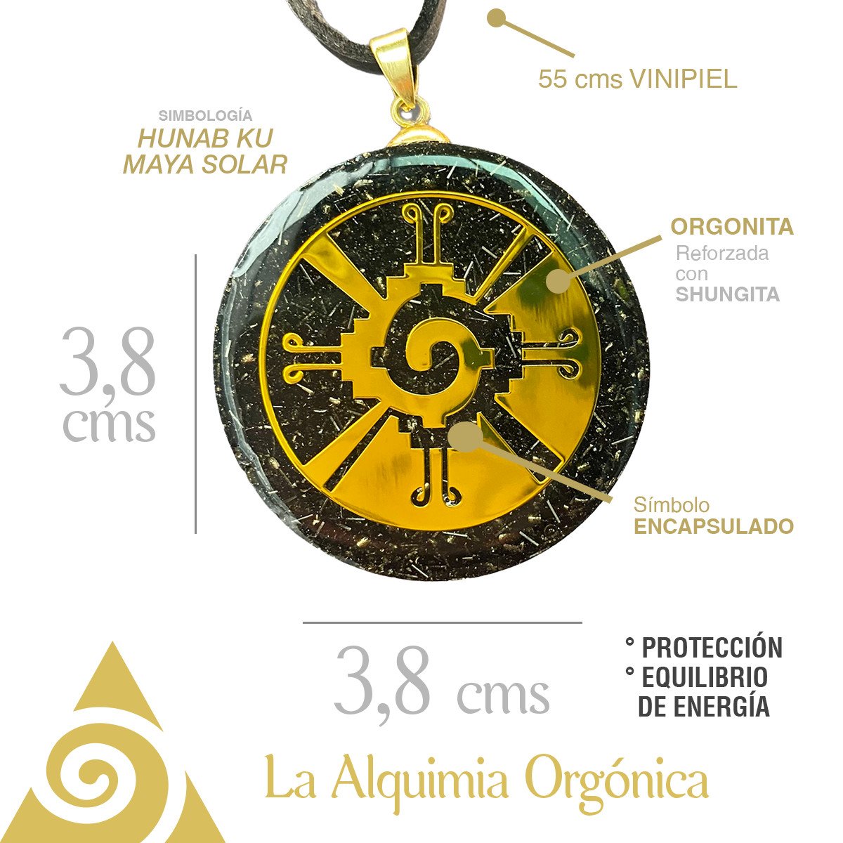 Collar Orgonita Hunab Kú - Imagen 3