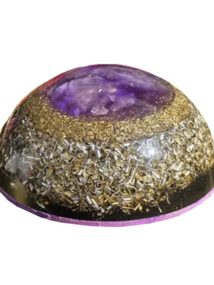 Orgonita circum aatista para proteccion, meditación, alineación de chakras, proteccion emf