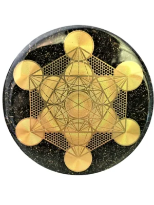 Cargador Orgonita Cubo de Metatron