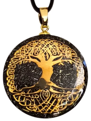 dije orgonita árbol de la vida celta 38mm