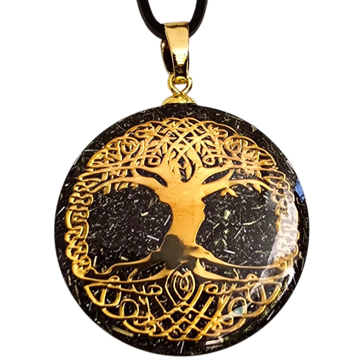 dije orgonita árbol de la vida celta 38mm