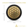 orgonita flor de la vida cargador purificación espacios