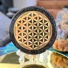 cargador orgonita flor de la vida meditación tercer ojo